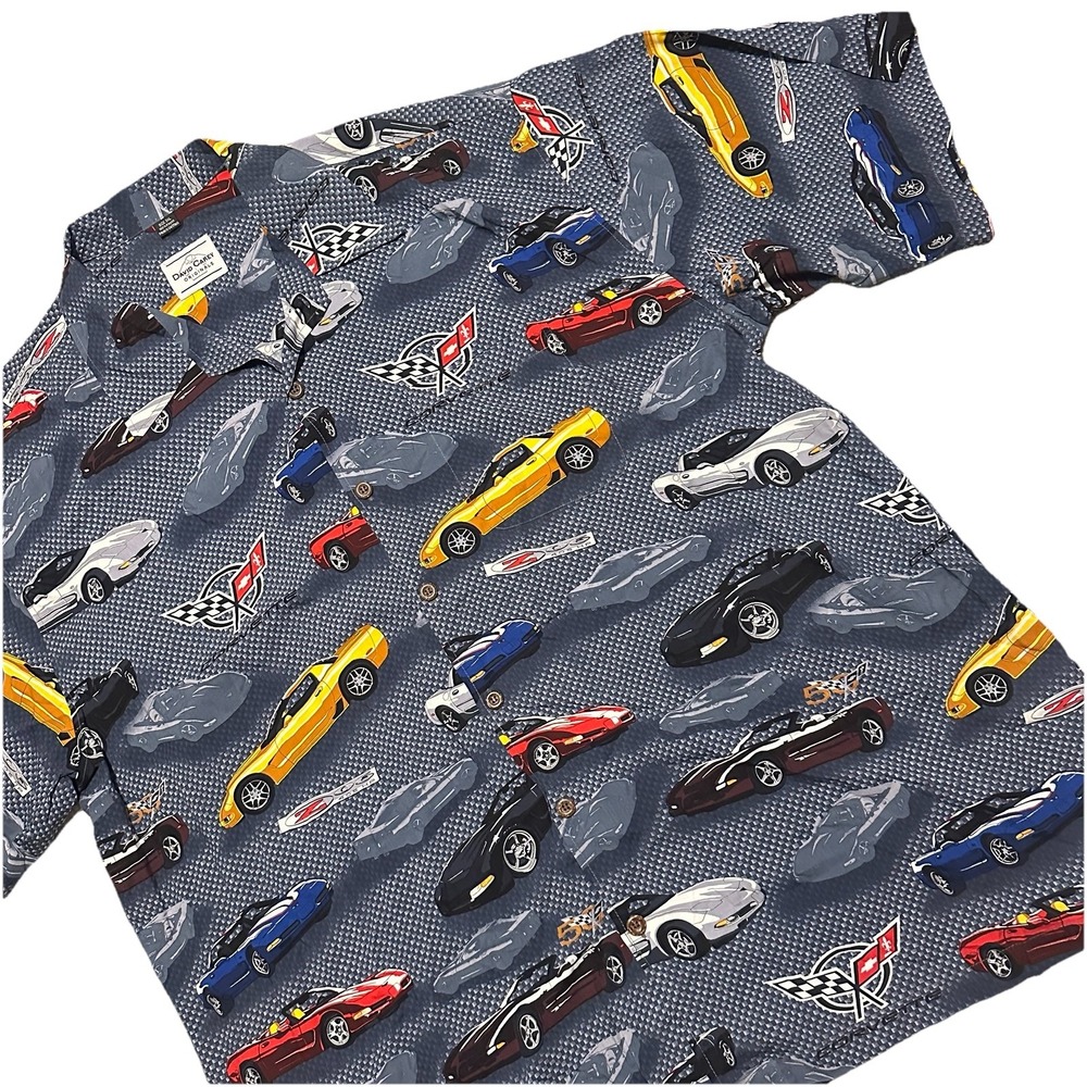 NWT David Carey Originals Classic GM Chevy Chevrolet Short Sleeve Shirt Size 3XL